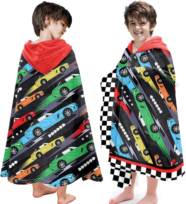 HSUIOFE Hooded Towels for Kids -Toddler Beach Towel- Super Absorbent & Quick Dry
