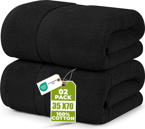 Utopia Towels - Luxurious Jumbo Bath Sheet 2 Piece - 600 GSM