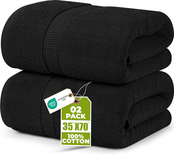 Utopia Towels - Luxurious Jumbo Bath Sheet 2 Piece - 600 GSM