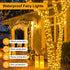 33 100LEDs 8 FT Christmas Lights Plug in,Outdoor Indoor Connectable Fairy Lights with Timer and Modes,Christmas Tree