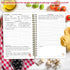 Ceiba Tree Blank Recipe Book to Write Your Own Recipes, 8.7" x 6.3", 120 Pages, Gift Ideas for Women, Mom, Wife.