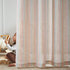 jinchan 84 inch Grommet 2 Linen Curtains for Living Room Candy Striped Curtains Length for Baby Girls Kids Room Ticking