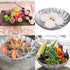 Veggie Vegetable Steamer Basket - Folding Collapsible Stainless Steel Insert for Cooking Food, Fits 5.9" to 9.8" Pots