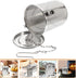 Hemoton Stainless Steel Tea Ball Infuser, Large Capacity Strainer with Extended Chain Hook for Brew Loose Leaf Tea
