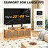 5Rcom 35-88 Inch 150lbs Table Top TV Stand, Universal TV Stand for with Height Adjustment, TV Mount Stand Up