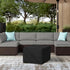 12 Oz (23" 23" 18" Covers & All Square Ottoman Cover, Waterproof UV & Weather Resistant Patio Garden Furniture Stool