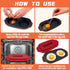 2 Microwave Egg Cooker for Eggs - Microwave Egg Poacher & Fryer for Breakfast Sandwiches, Quick Breakfast Maker