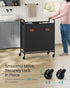 2-Section URLS210B01 SONGMICS Laundry Sorter, Laundry Hamper with Wheels, Rolling Clothes Hamper Cart with Large