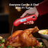 Professional Meat Thermometer Digital, 3X Faster Instant Read, NIST Certified Accurate, Waterproof, Auto-rotating