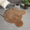 Cute Bear Rugs for Bedroom Aesthetic 2 x 2 Feet Soft Fluffy