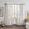 Elrene Home Fashions Hampton Stripe Sheer Window Curtain, 52" x 84" (1 Panel), Grey Color