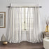 Elrene Home Fashions Hampton Stripe Sheer Window Curtain, 52" x 84" (1 Panel), Grey Color