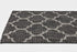 Unique Loom Area Rug Outdoor Trellis Collection (2' x 3' 1" Runner, Black/Ivory)