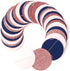 Navy-Blue Pink Rose-Gold Gender-Reveal Decorations, 52FT Party Streamers Garland Backdrop Banner Decor for Baby Shower,