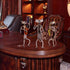 Too-arts A Playing Guitar Cat Metal Sculpture, Iron Statue Handwork Handicrafts, 3 Funny Design