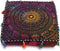 Large Hippie Mandala Round Floor Pillow Cover Ottoman Pouf Cover Daybed Cotton