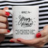 YouNique Designs Here's to Strong Women Mug, Funny Coffee Cup Gift for Coworkers and Friends, 11 oz