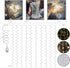 Magictec 300 8 LED Curtain String Light, Lighting Modes Fairy Twinkle String Lights Wedding Party Home Garden Bedroom