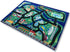 4'x6' Kids Car Rug Play Mat - City Road Map for Toy Cars, Non-Slip, Machine Washable, Educational Carpet for Playroom