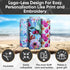 Baxendale Set of 6 Tall Can Sleeves for Slim and Tall Beer Cans, 12oz Insulated Cooler Sleeves, Compatible with