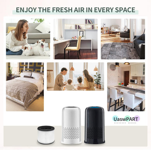 AP-T10FL Replacement Filter for HoMedics Air Purifier, Compatible with TotalClean 4-in-1 Tower Series