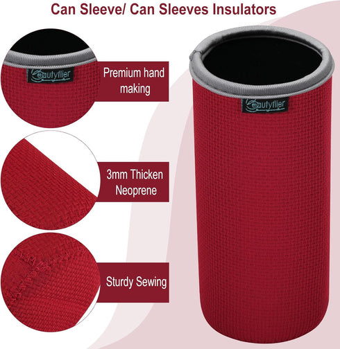 Beautyflier Pack 8 24oz 24 24 Oz of Anti-Slip Embossed Neoprene Water Bottle Insulator Sleeve Ounces Drinking Glass