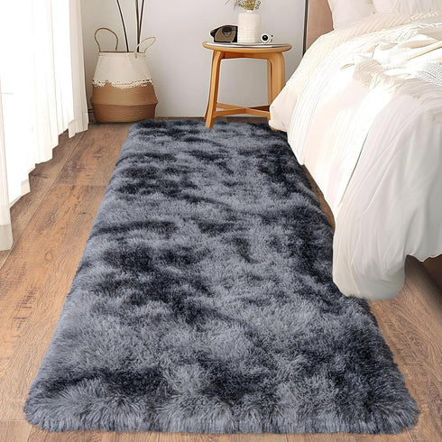 2x6 Ultra Soft Runner Rugs for Bedroom Hallways with Upgraded Non-Slip Rubber Backing & Thick Memory Sponge, Feet
