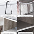 5-Shelf Closet, Closet 2 12 12" 15" 48" StorageWorks Hanging Shelves for Foldable Hanging Organizers with Side Pockets