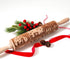 17" Premium Wood Rolling Pin with Nativity Embossed Designs, 3mm Deep Springerle Cookie Molds for Baking Gifts