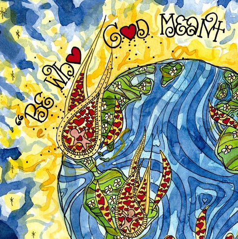 Confirmation Gift - St Catherine of Siena World on Fire Catholic Art Print, 8x10 Inches