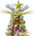24 Losris Christmas Artificial Glitter Berry Stem Decorations Decorative Bead Sticks Xmas Picks Glittery Twigs Branches