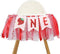BEADED Strawberry One High Chair Banner - Strawberry 1st Party Decoration,Berry First High