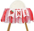 BEADED Strawberry One High Chair Banner - Strawberry 1st Party Decoration,Berry First High