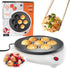 MasterChef Electric Ebelskiver Maker - Delicious Homemade Takoyaki, Donut Holes, Cake Pops, Aebleskivers - Nonstick