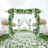 Mavee Artificial Wisteria Vine Garland Hanging Decor - 28.8ft Silk Flowers with Ivy Leaves for Wedding, Home Floral