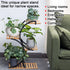 4-Tier Bamboo Plant Stand Rack Multiple Flower Pot Holder Shelf Indoor Outdoor Planter Display Shelving Unit for Patio