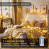 20 40 8 Globe String Lights, Feet LED Fairy Lights Battery Operated with Remote, Modes Indoor String Lights for Bedroom