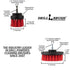 Drill Brush Outdoor Cleaning Attachment - Headstone Cleaning and Restoration - Concrete Stain Remover - Outdoor Garden