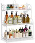 Bathroom Counter Organizer - 3 Tier Foldable Spice Rack Counter Shelf for Bathroom Kitchen Bedroom
