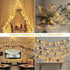 Lights,39FT 100LED 8 HEYFUNi Warm White Star String Plug in Fairy Twinkle Lights with Modes Waterproof for Indoor
