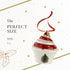 Spode Christmas Tree Ornament Cupcake, Long-Lasting Holiday Decoration for Christmas Tree & Seasonal Display