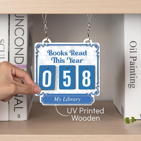 Counter, Counter Books Read This Year Book Sign for Reading Challenge, Books Read Tracker, Bookish Gifts for Book