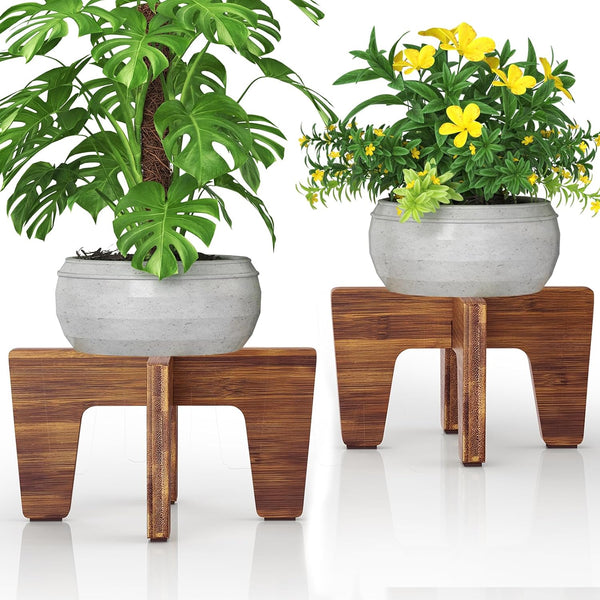 Plant Stands Indoor Outdoor, Plant Risers for Inside Pots Sturdy Short Plants