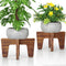 Plant Stands Indoor Outdoor, Plant Risers for Inside Pots Sturdy Short Plants