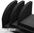 SRIWATANA Floating Shelves Wall Mounted - Solid Wood Bookshelves Set of 3 for Bedroom, Living Room, Bathroom