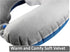 TREKOLOGY Inflatable Neck Pillow for Travel, Ergonomic Design for Comfort and Support