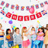 2 Pieces British Party Garland, Cheers British Banner Garland, UK Flag Pennant Banner for Hanging Decoration