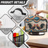 Rooster Boho Slow Cooker Dust Cover with Handle and Side Pocket for 6-8 Quart Kitchen Appliances
