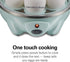 3-in-1 7, (25504) Hamilton Beach Electric Egg Cooker for Hard Boiled Eggs, Poacher Eggs, Omelet Maker & Vegetable