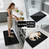 Yimobra Non Slip Washable Bathroom Rugs 32x20 Inch - Ultra Soft Chenille Bath Mat, Quick Dry, Black